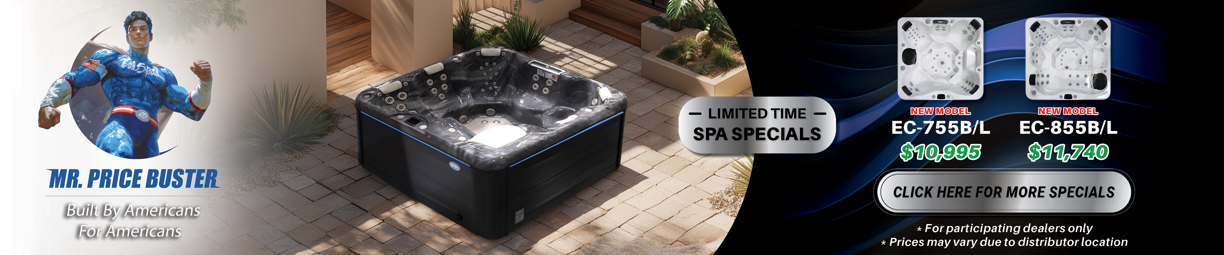 Calspas hot tub being used in a family setting - Gilbert